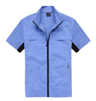 【廠家直銷 夏季廠服 工作服 工廠制服 工裝定做 短袖工作服定做】價格,廠家,圖片,制服、工作服,佛山市南海區唯藍天伊工作服-